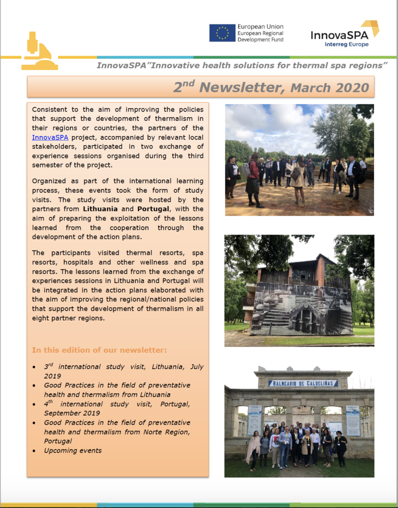InnovaSPA│ 2nd Newsletter has been produced