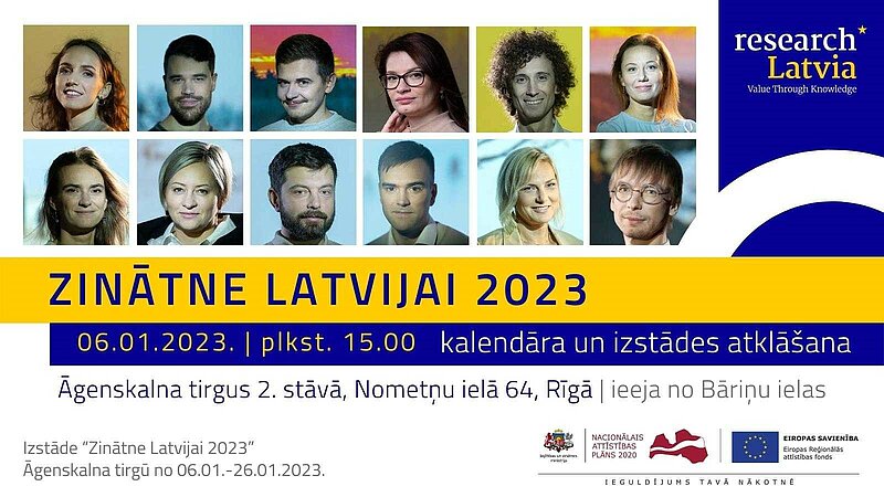 Kalendārā “Zinātne Latvijai 2023” iekļautas vairākas LU zinātnes personības