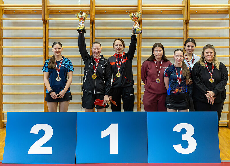 Latvijas Universitātes studentiem panākumi Latvijas čempionātā galda tenisā