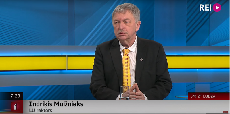 LU rektors Indriķis Muižnieks: Latvijai ir ārkārtīgi būtiski atbalstīt Ukrainu