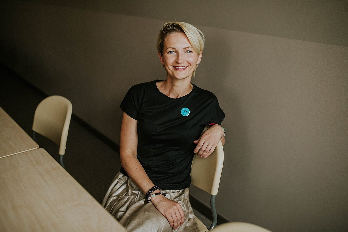“Mācītspēks” skolotāja Agnese Petrovska. Publicitātes foto.