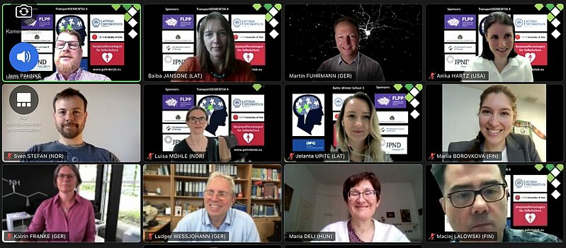 TD4 konferences dalībnieki. Jens Pahnke (Norvēģija), Baiba Jansone (Latvija), Martin Fuhrmann (Vācija), Anika Hartz (ASV), Sven Marcel Stefan (Norvēģija), Luisa Mole (Norvēģija), Jolanta Upīte (Latvija), Mariia Borovkova (Somija), Katrin Franke (Vācija), Ludger A. Wessjohann (Vācija), Maria A. Deli (Ungārija) un Maciej Lalowski (Polija). © Foto: Jens Pahnke