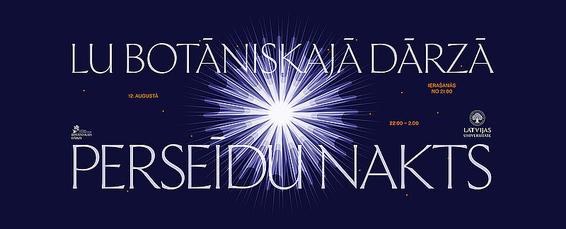 Perseīdu nakts LU Botāniskajā dārzā