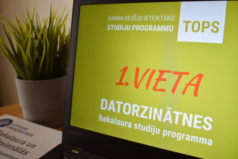 Datorzinātnes – jau septīto gadu darba devēju ieteiktākā studiju programma Latvijā