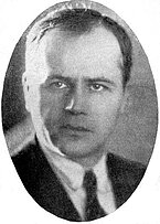 Leonīds Slaucītājs, asistents Matemātikas un dabas zinātņu fakultātē. No izdevuma Latvijas Universitāte illūstrācijās, 1929.