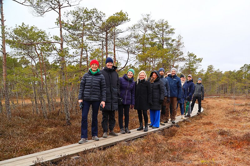 Īrijas zemkopības ministre atzinīgi vērtē LU Botāniskā dārza projekta “LIFE PeatCarbon” komandas veikumu