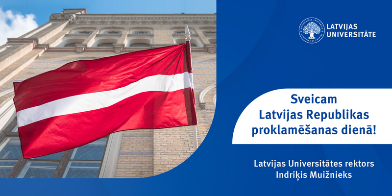 Sveicam Latvijas Republikas proklamēšanas dienā!
