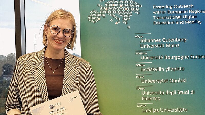 LU EZTF doktorante Aija Makovska pārstāvēs Latvijas Universitāti FORTHEM Researcher Grand Prix finālā