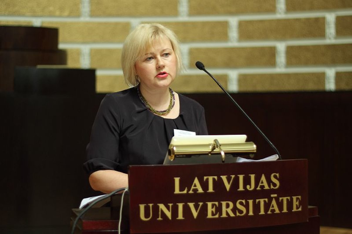 Profesore Indra Karapetjana. Foto: Toms Grīnbergs, LU.
