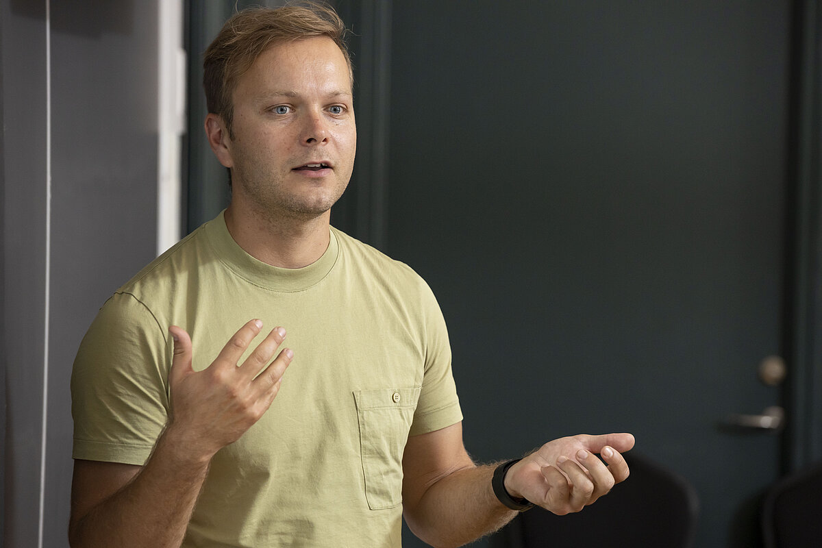 Andris Saulītis. Foto: Didzis Grodzs