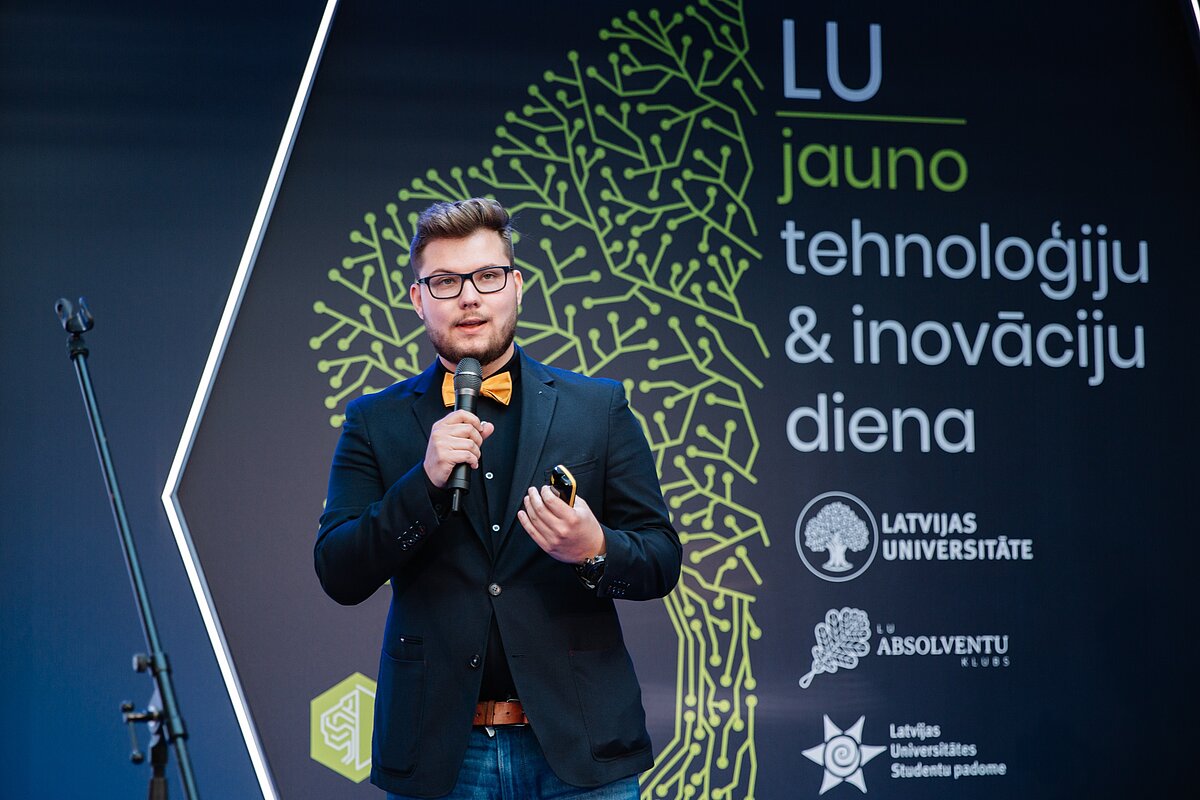 Arnolds Bogdanovs, University of Latvia Faculty of Computing alumnus, computer scientist, senior engineer @Longenesis. © Photo: Gatis Orlickis, Baltic Pictures photo agency