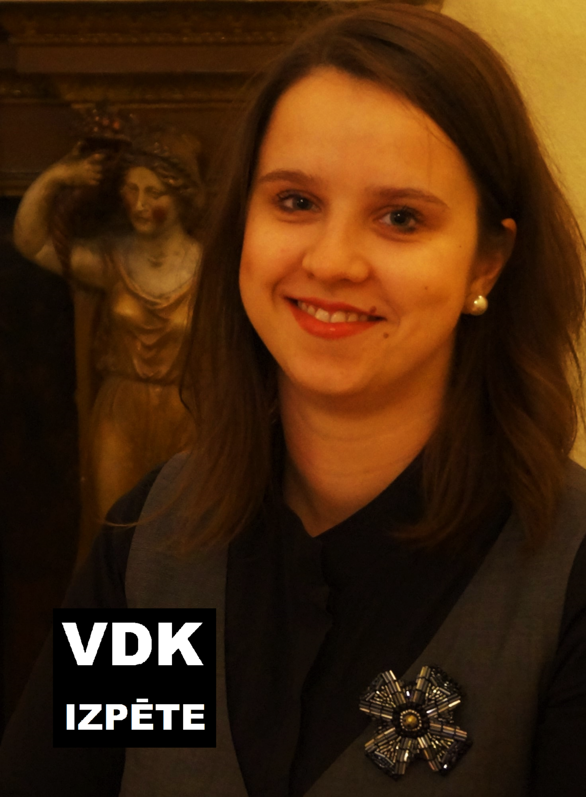 LPSR VDK zinātniskās izpētes komisijas literatūrzinātniece, doktorante, stipendiāte M. philol. Agija Ābiķe-Kondrāte.