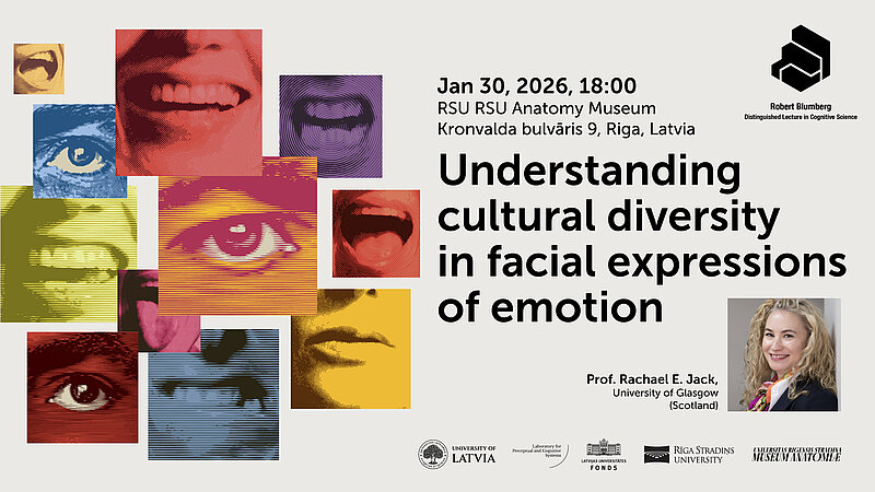 Professor Rachael E. Jack – one of leading researchers exploring emotions to present a lecture in Riga