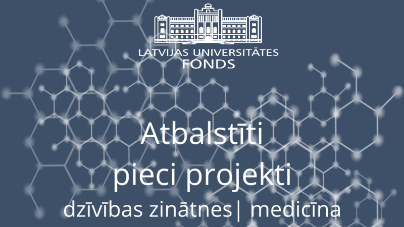 Mecenāts atbalstīs 5 perspektīvākos LU dzīvības un medicīnas zinātņu jomas projektus