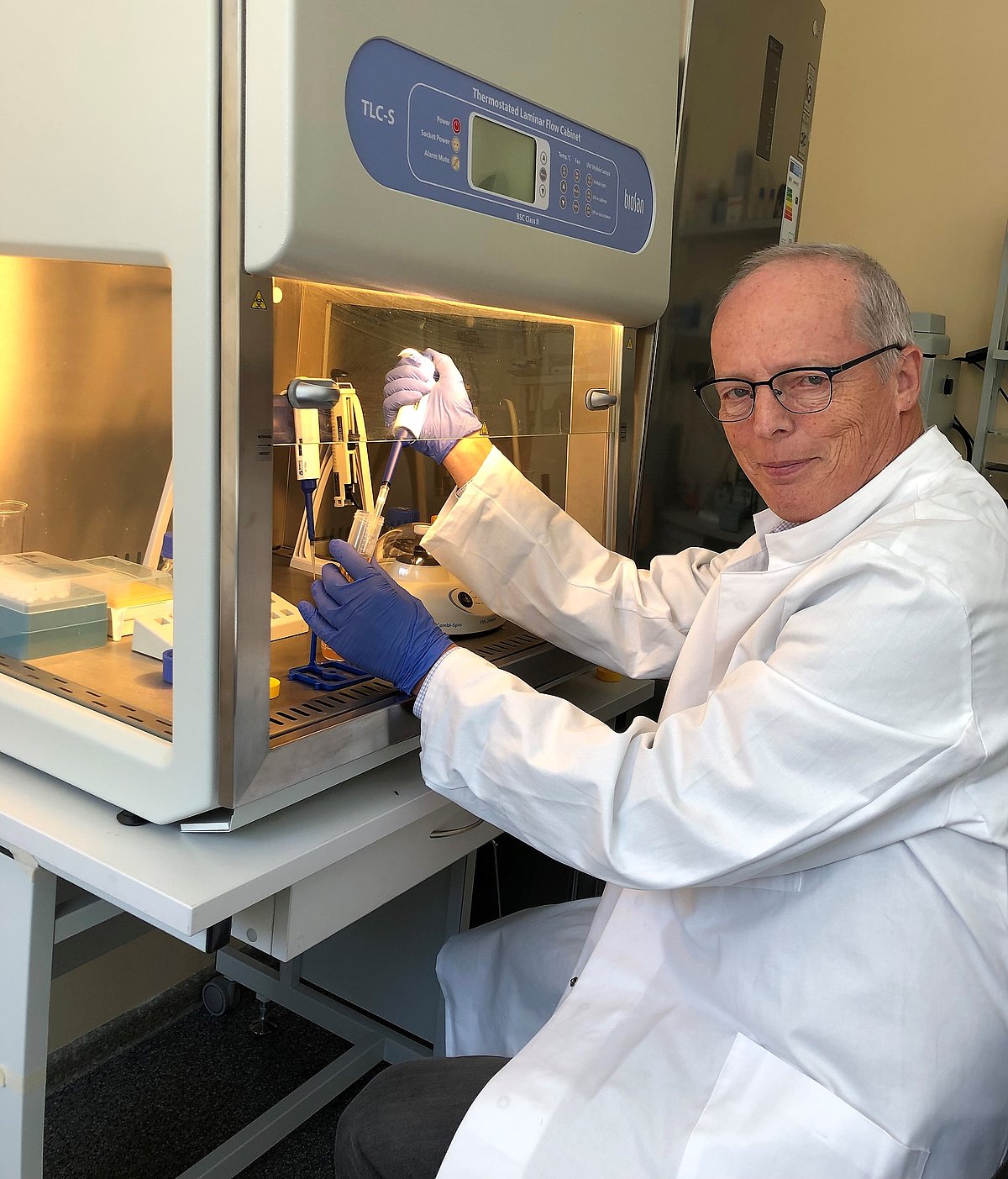 "Biosan" prezidents, uzņēmuma dibinātājs Dr. biol. Vasilijs Bankovskis. Foto no personīgā arhīva.