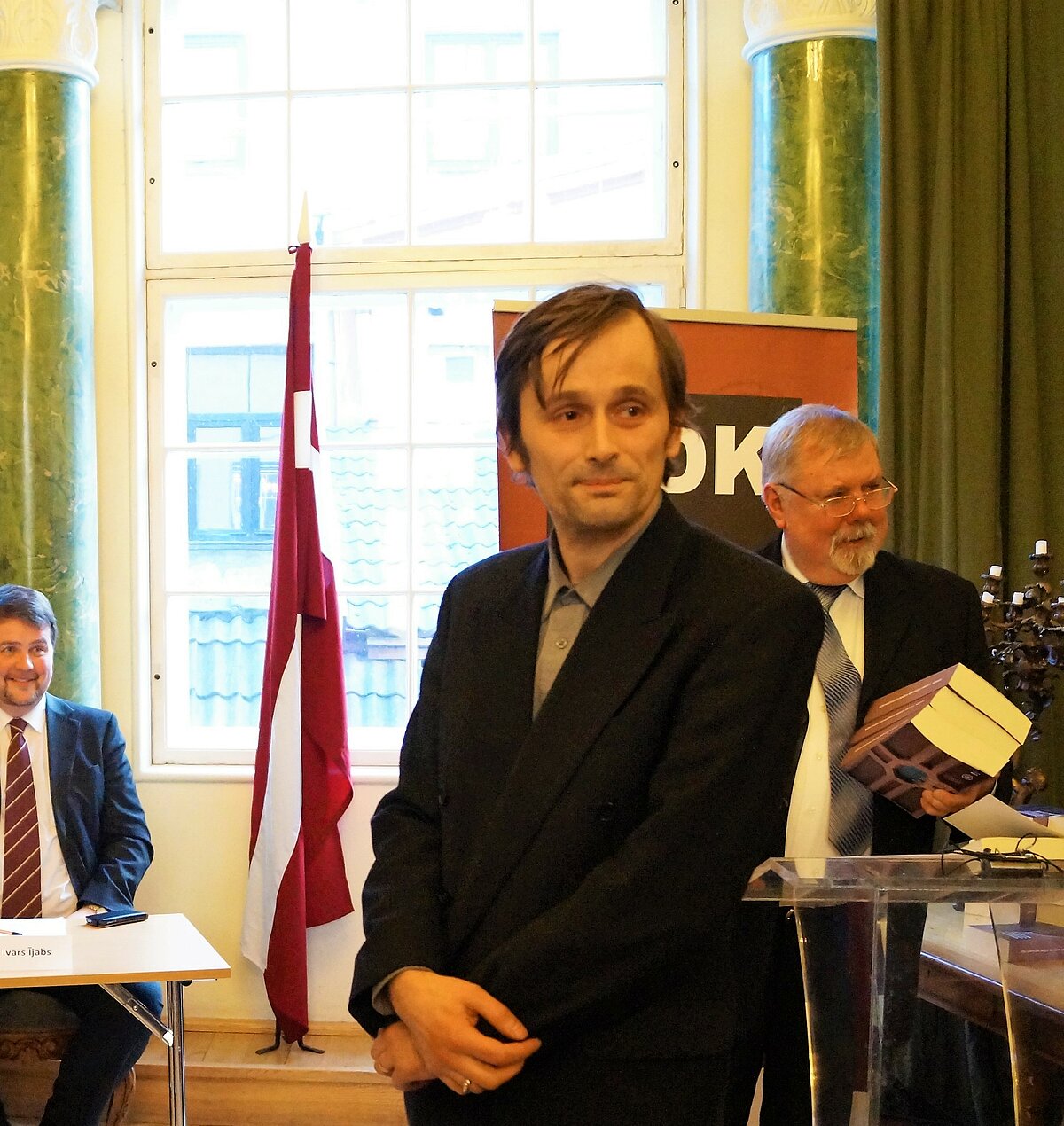 LPSR VDK zinātniskās izpētes komisijas loceklis Dr. hist. Jānis Ķeruss. Didža Šēnberga foto.
