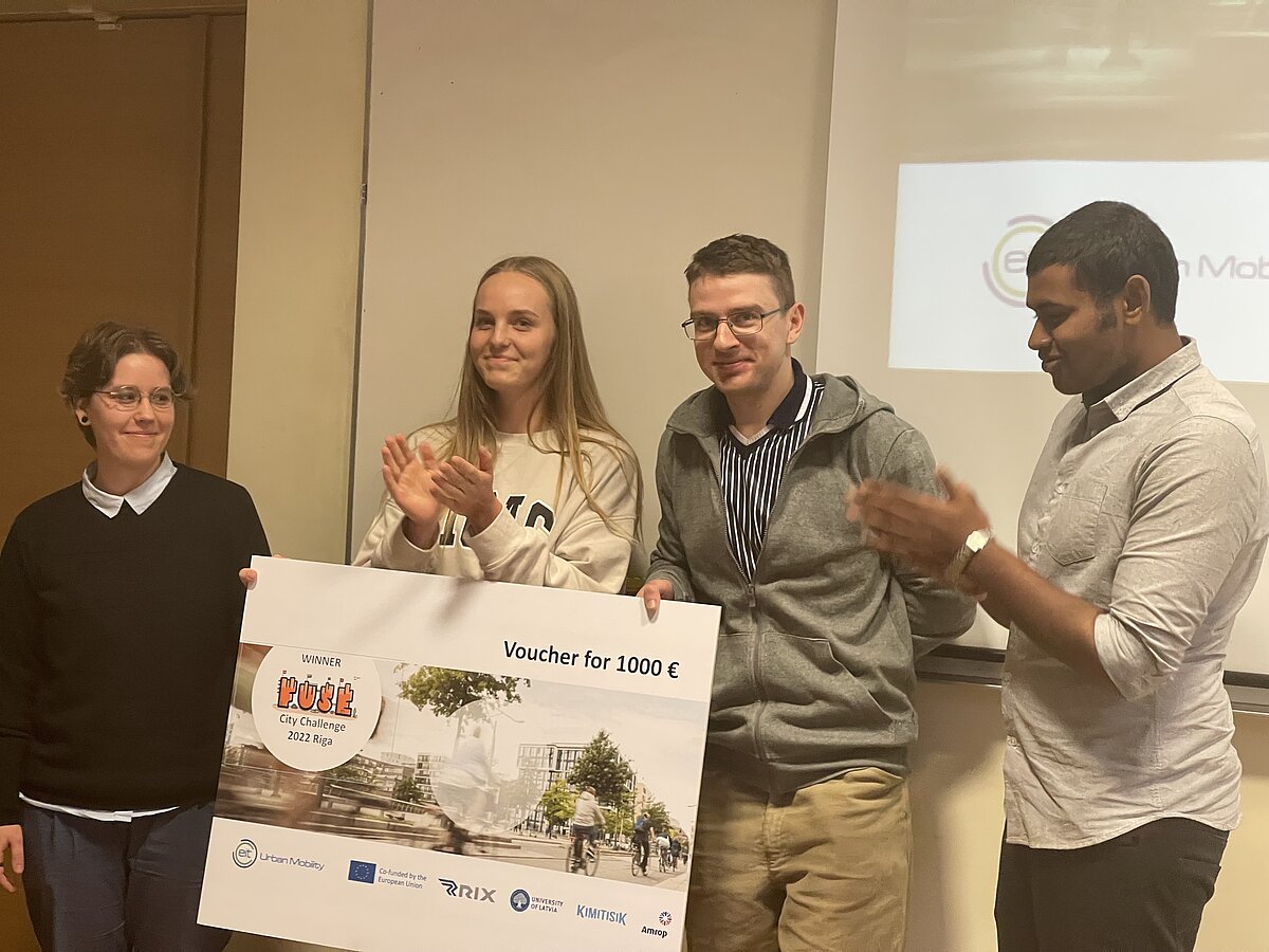 Otrais LU Biznesa, vadības un ekonomikas fakultātes un lidosta “Rīga” rīkotais “Mobility City Challenge 2022” hakatons. Publicitātes foto