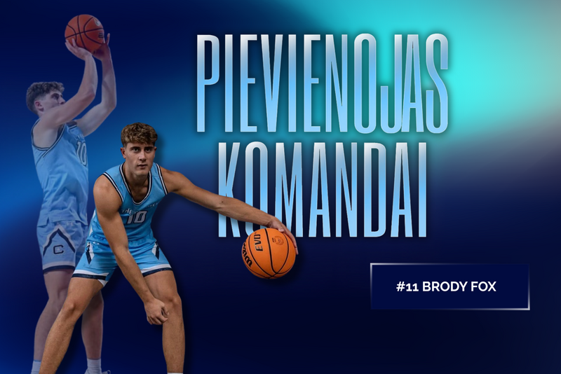 ASV basketbolists Brody Fox pievienojas LU basketbola komandai