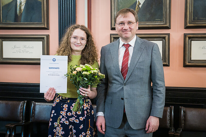 The University of Latvia awards Scholarship of Three Baltic Universities of 2025 