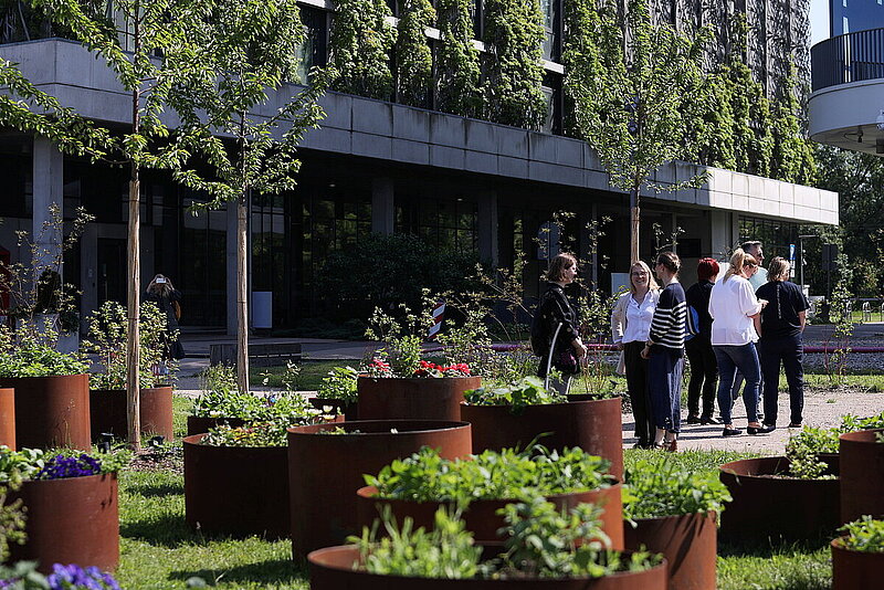 Atklāta jauna kopābūšanas vieta – LU Kopienas dārzs
