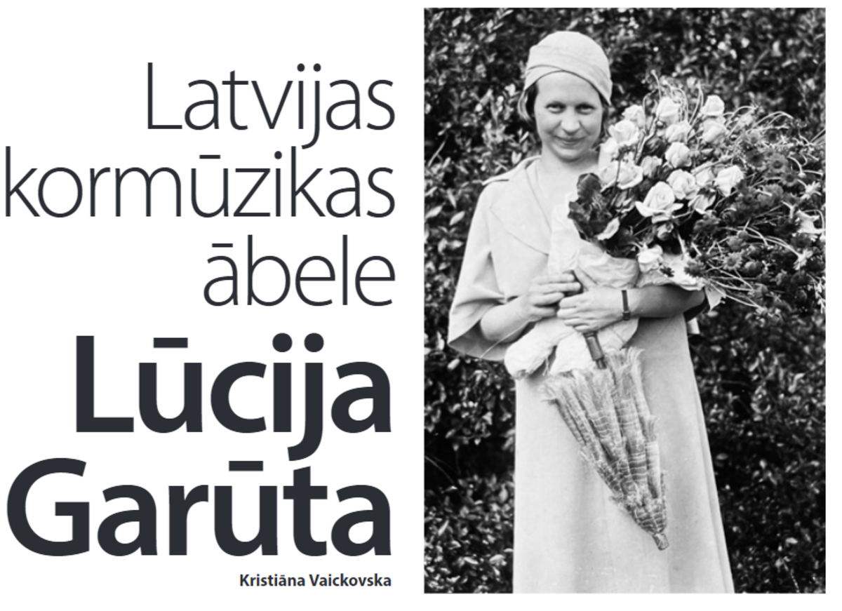 Foto: Ekrānšāviņš no publikācijas žurnālā "Mūzikas saule"