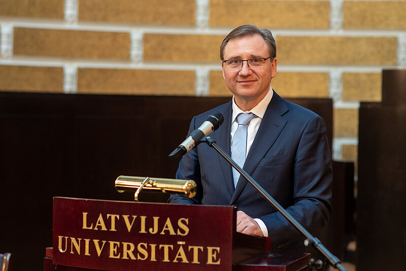Par jauno Latvijas Universitātes rektoru ievēlēts Gundars Bērziņš 