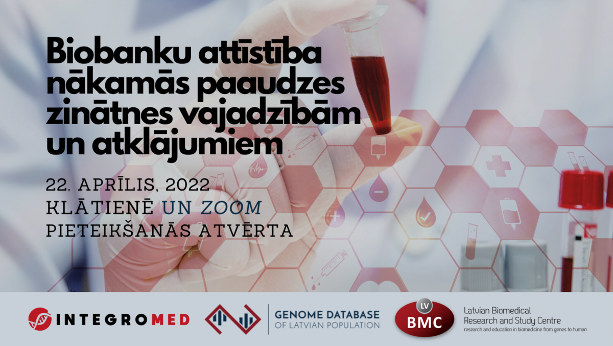 Biobanku diskusijas plakāts