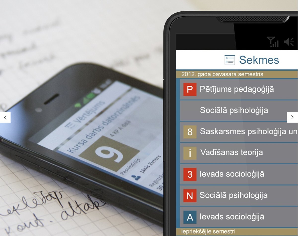 LU lietotne Publicitates foto