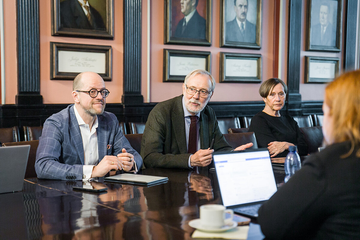 Latvijas Universitātes padomes un Banku augstskolas padomes sanāksme