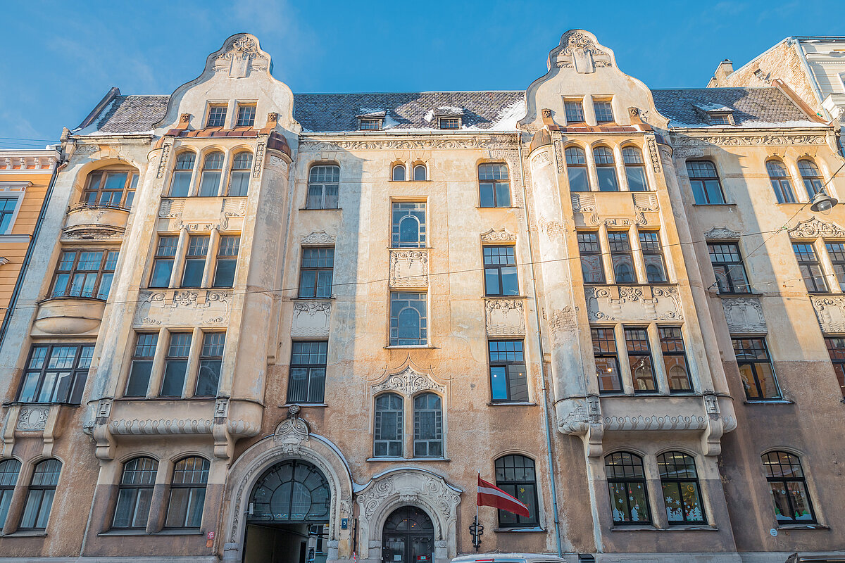Baznīcas iela 5, Rīga. Foto: Toms Grīnbergs, LU Komunikācijas departaments.