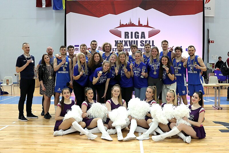 Latvijas Universitātes vīriešu un sieviešu basketbola komandas uzvar SELL Studentu spēlēs