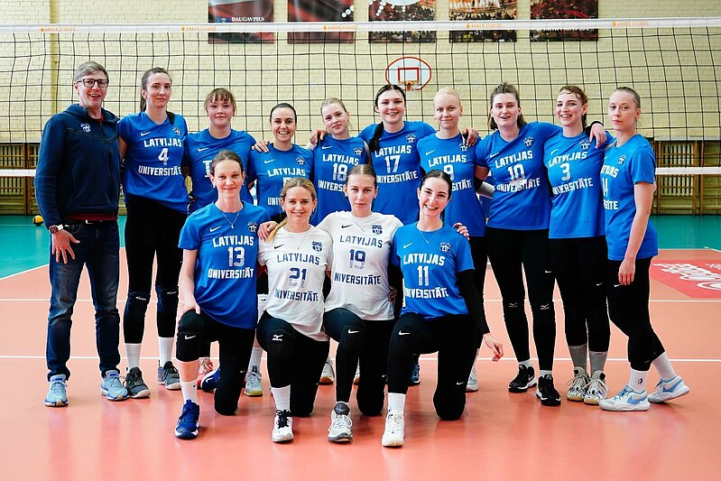 Foto: personīgais arhīvs LU volejbolistes