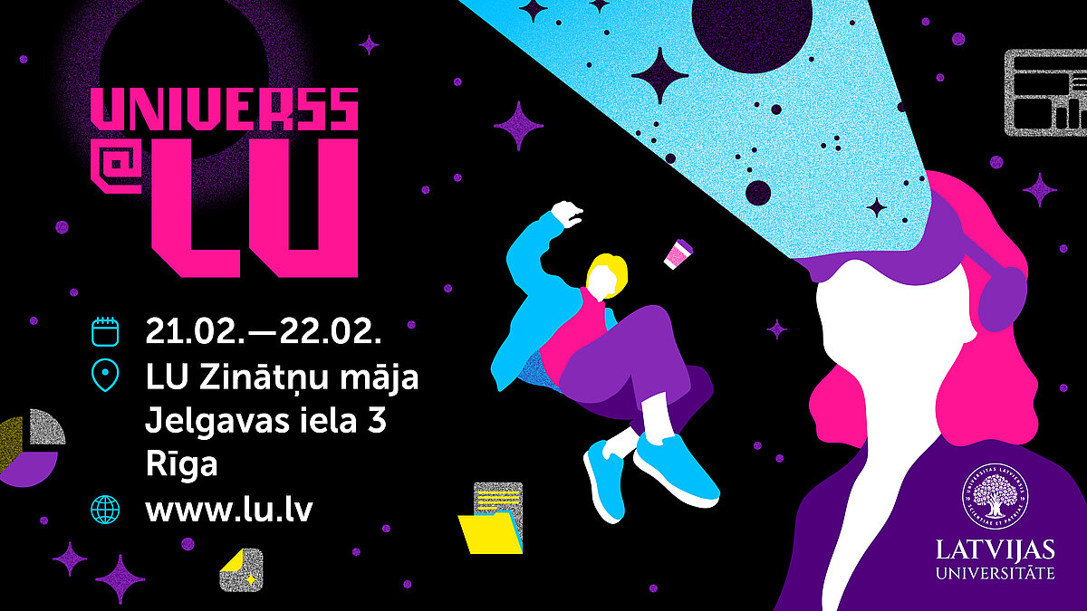 Studiju festivāls Universs@LU - 21. un 22. februārī Rīgā, LU Zinātņu mājā
