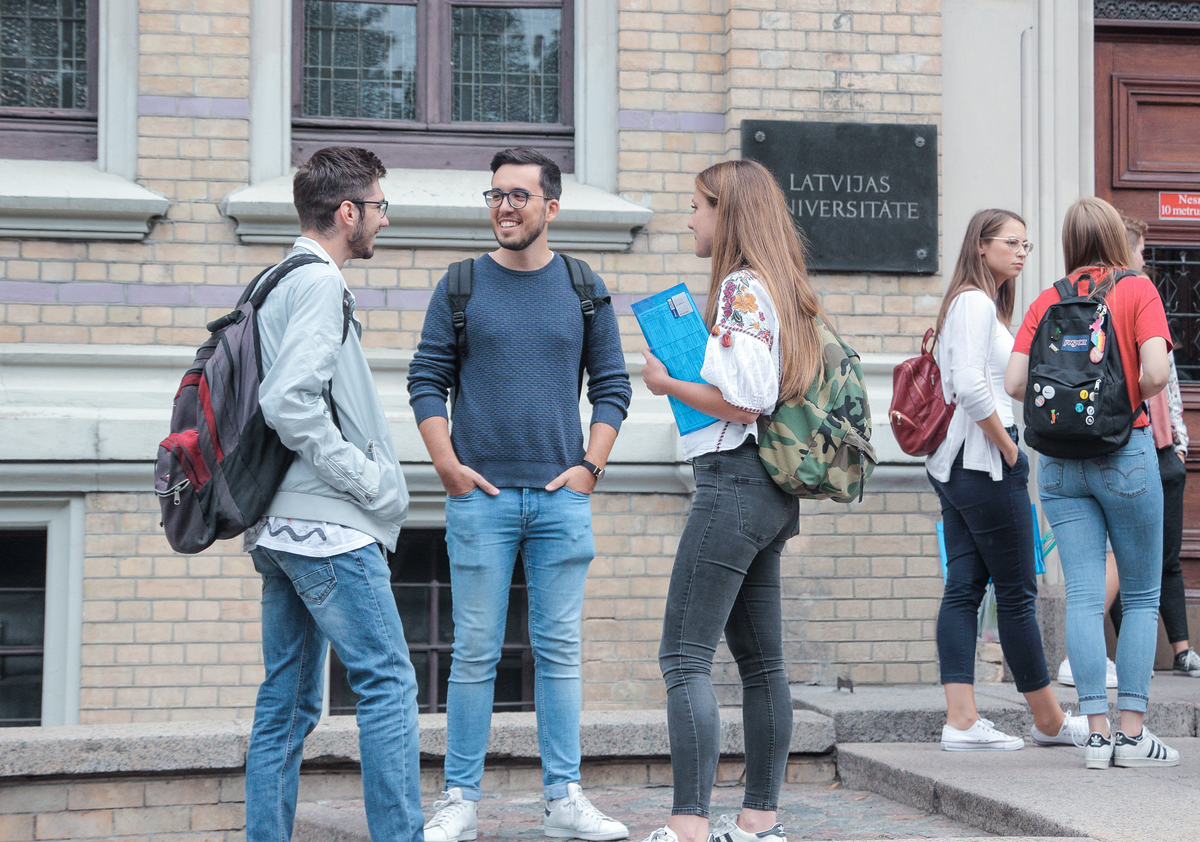 University of Latvia students. © Photo Toms Grīnbergs University of Latvia students
