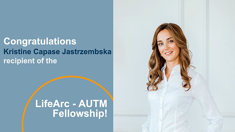 A newcomer at the University of Latvia KTTO has been awarded the prestigious LifeArc-AUTM Fellowship