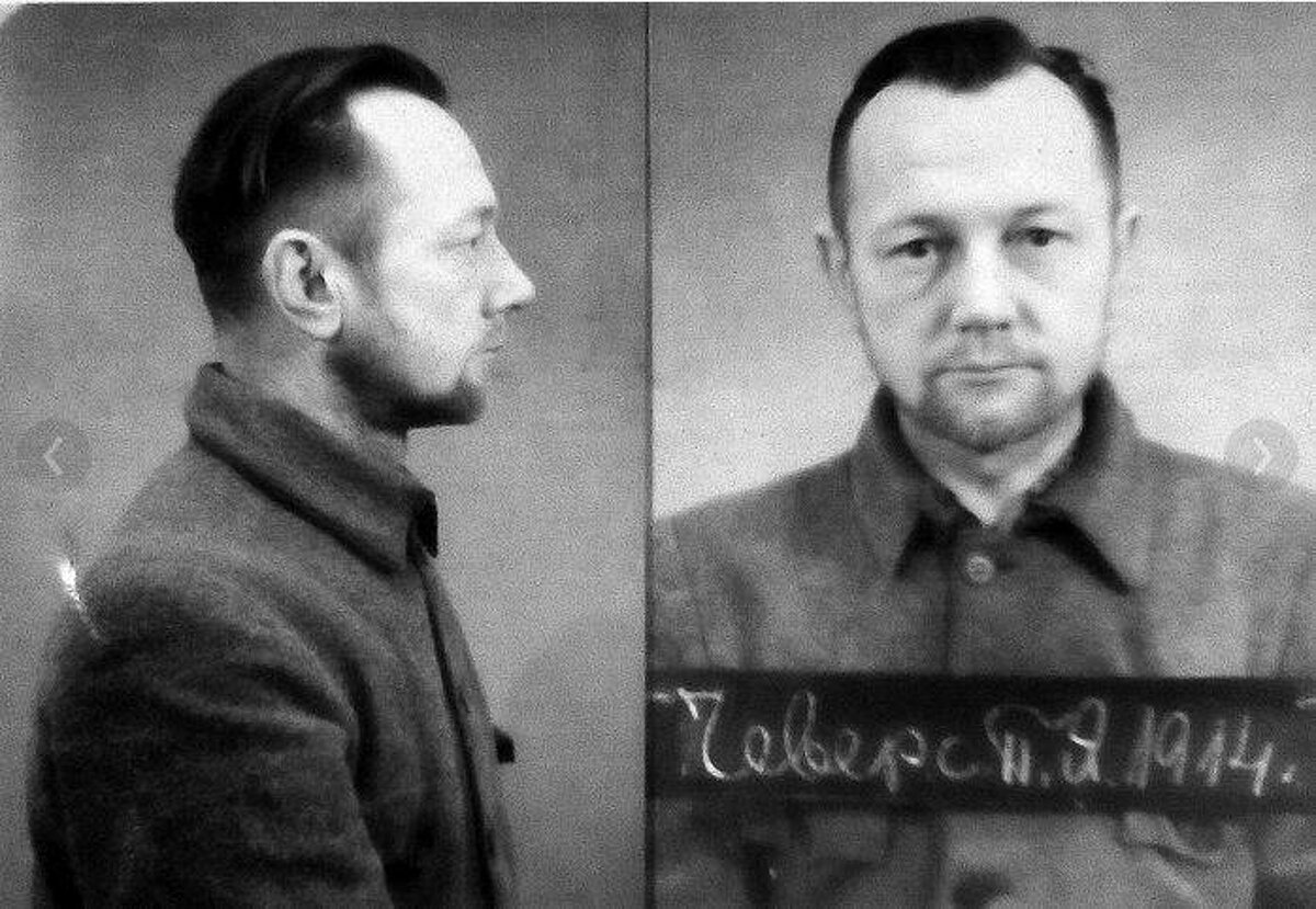 Pēteris Čevers pēc PSRS MGB aizturēšanas 1950. gada 1.-2. novembra naktī. Foto: https://latgalesdati.du.lv/persona/2033