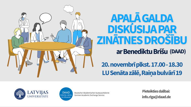 Apaļā galda diskusija par zinātnes drošību 