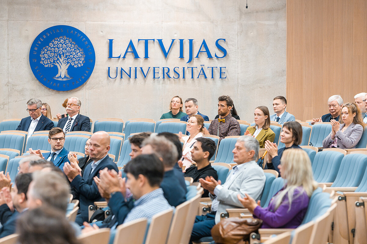 Foto: Toms Grīnbergs, LU Publika LU Zinātņu mājā – konferenču zālē