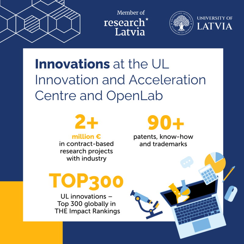 Innovation and OpenLab projects at the University of Latvia
