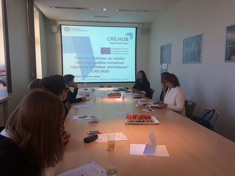CRE:HUB│ Project partner from Latvia meets local culture and creative industries stakeholders