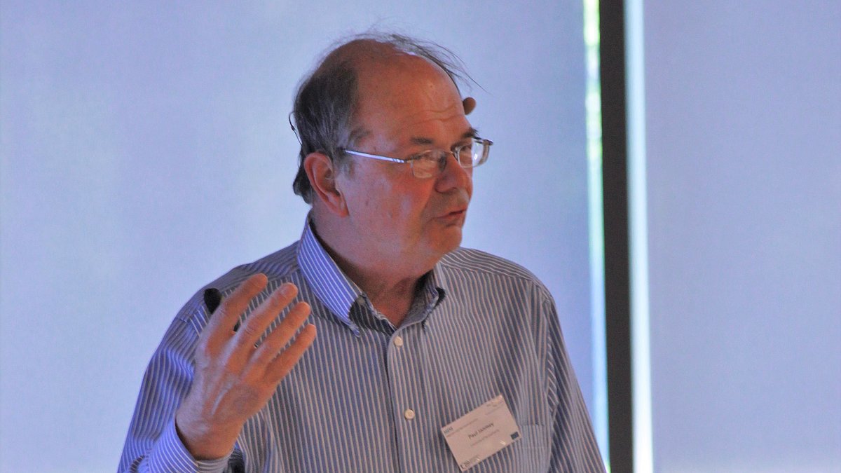 Prof. Pauls A. Janmeijs, piedaloties MMML zinātniskajā darbnīcā "Magnētisms un dzīve" Latvijas Universitātē (15.-17.05.19.). Foto no MMML arhīva.