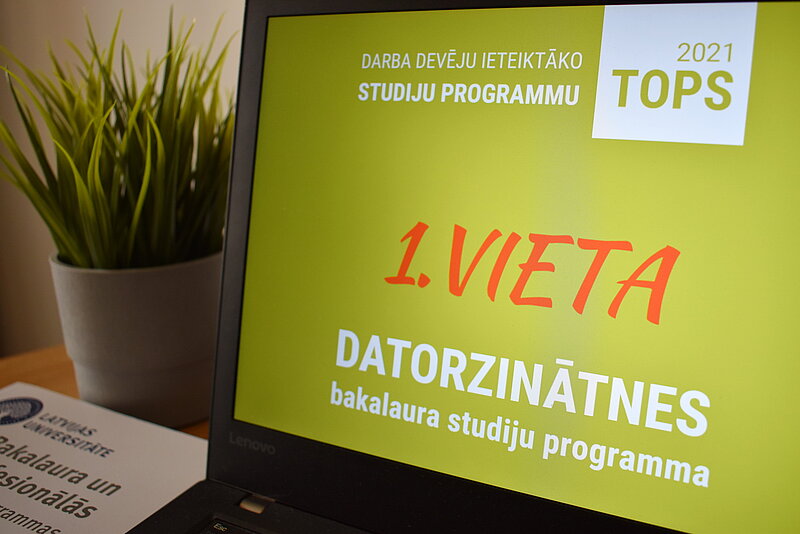 Datorzinātnes LU - jau piekto gadu pēc kārtas darba devēju ieteiktākā studiju programma Latvijā 