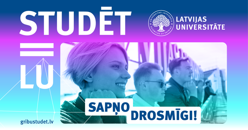 Latvijas Universitātē turpinās uzņemšana. Piedāvājumā – arī budžeta vietas īsā cikla un bakalaura līmeņa studijās! 