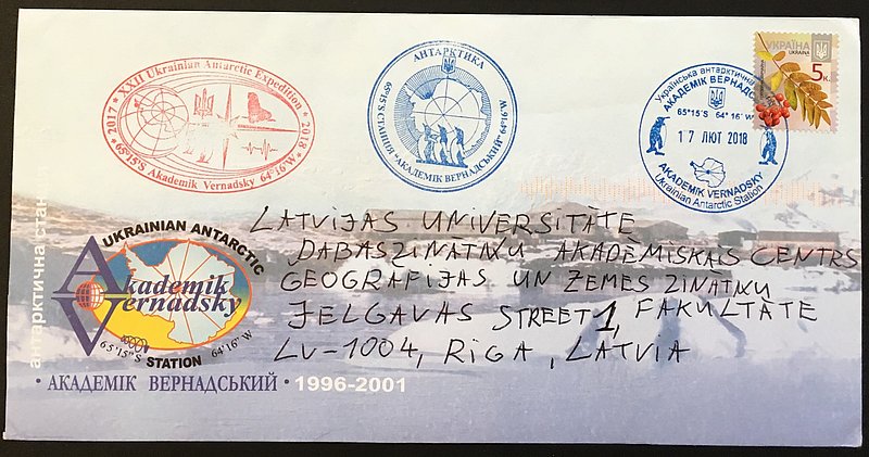 LU Simtgades atklājums: Polārpētnieku vēstule no Antarktīdas.