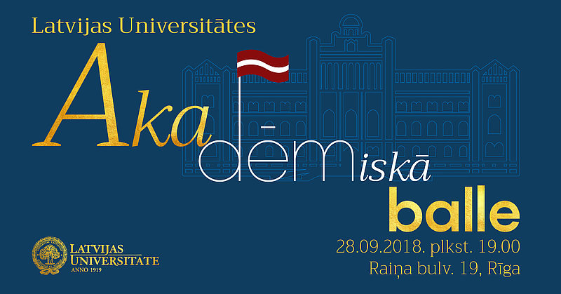 Latvijas Universitātes Akadēmiskā balle - veltīta LU 99. gadadienai