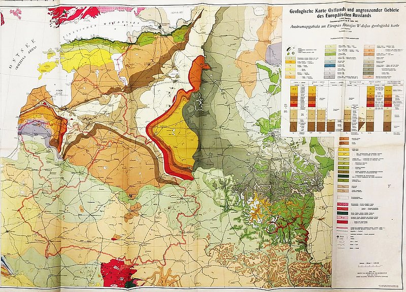 SARUNAS MUZEJĀ. Ko vēstī Ostlandes (1941-1944) laika ģeoloģiskā karte?