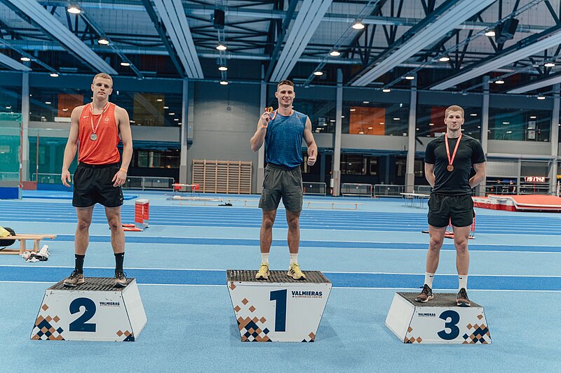 LU students Pauls Bertrams Klucis - divkārtējais Latvijas čempions daudzcīņā