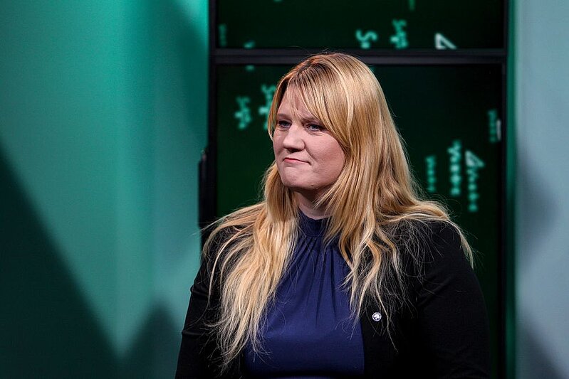 Gunita Deksne TV24 studijā