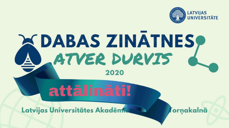 LU fakultātes ver durvis attālināti