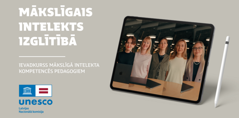 Skolotāji tiešsaistē var apgūt piecas noderīgas mākslīgā intelekta kompetences